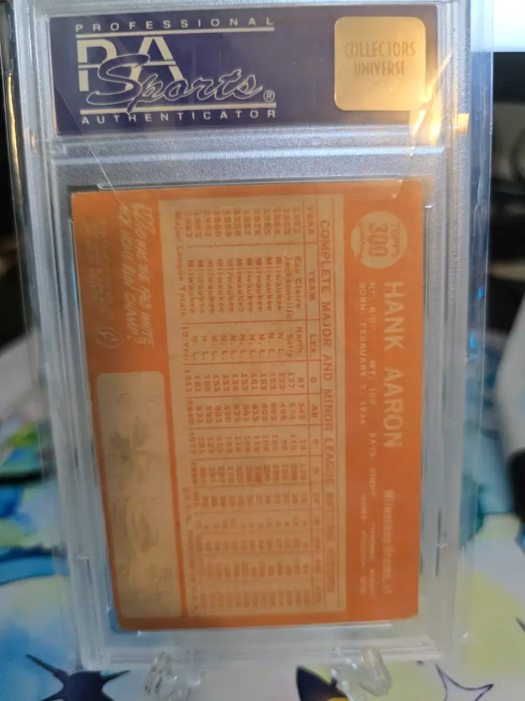 1964 Topps Hank Aaron PSA 3