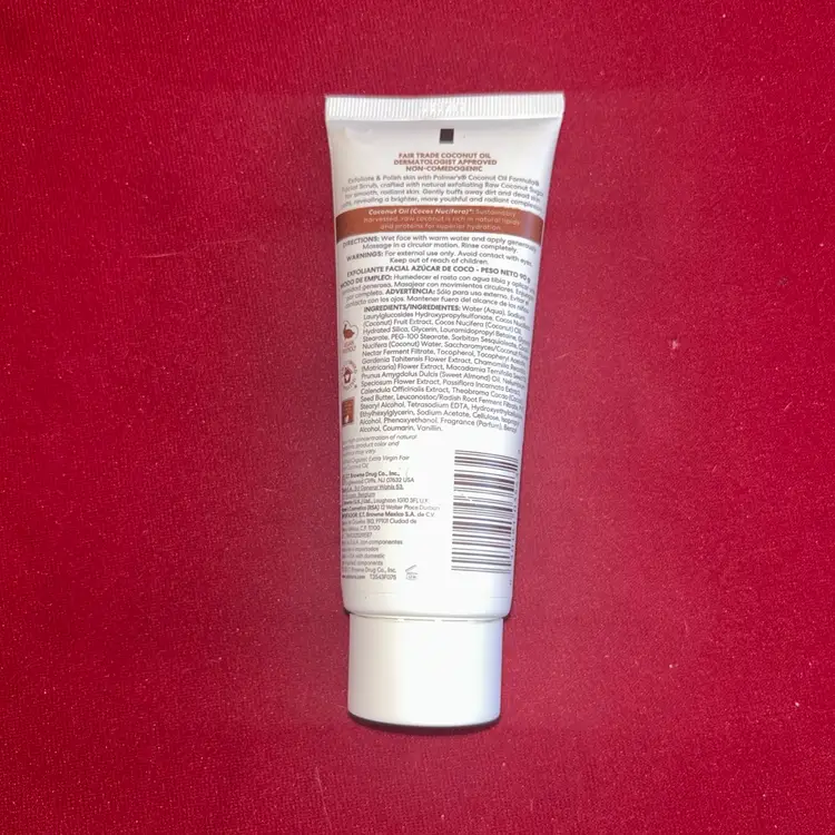 Palmer’s Coconut Oil Formula Raw Coconut Sugar Facial Scrub New