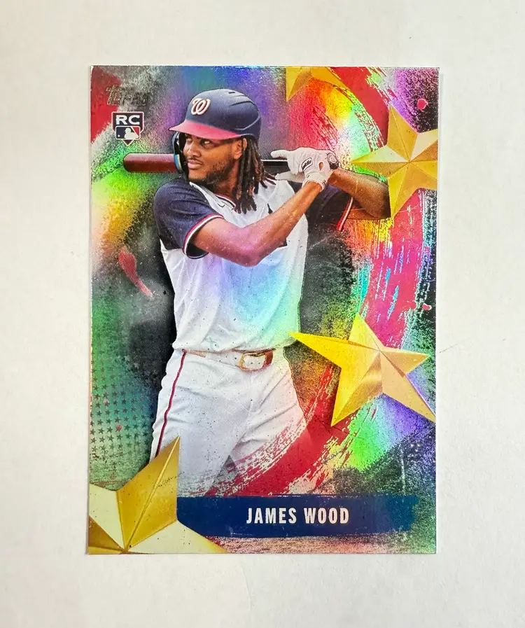 James Wood 2025 Topps Series 1 Stars of MLB Rookie RC Washington Nationals