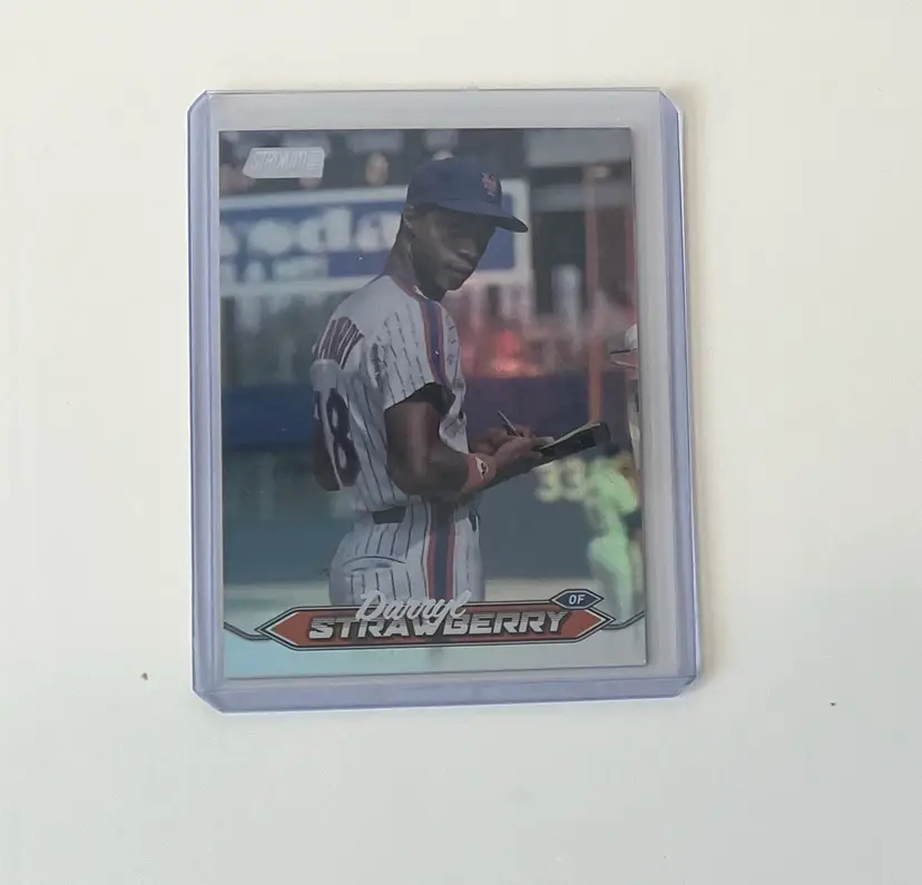 Daryl Strawberry Stadium Club Rainbow Foil /25 New York Mets