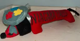 Vintage Niagara Falls Canada Souvenir Dachshund Plush Weiner Dog 1950's - 60's?