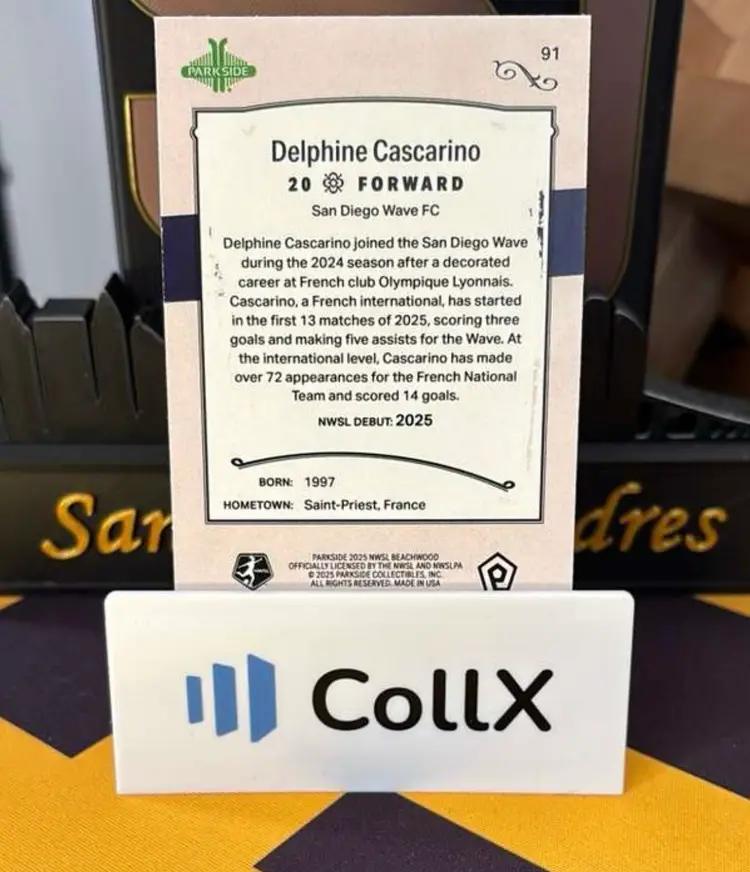 Delphine Cascarino, 2025 Parkside Beachwood Blue, San Diego Wave