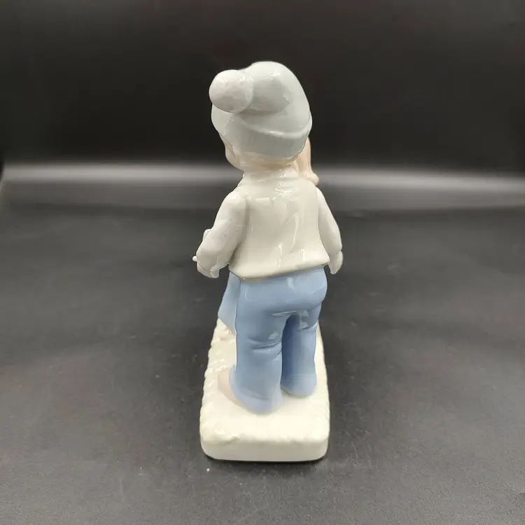 Vtg Lego Boy and Girl Reading a Book Figurine