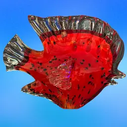 Vintage Blown Art Glass Fish