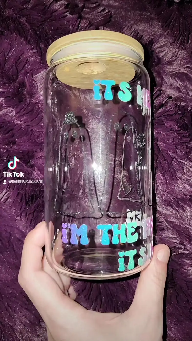 Anti Hero Ghost 16 Oz Glass