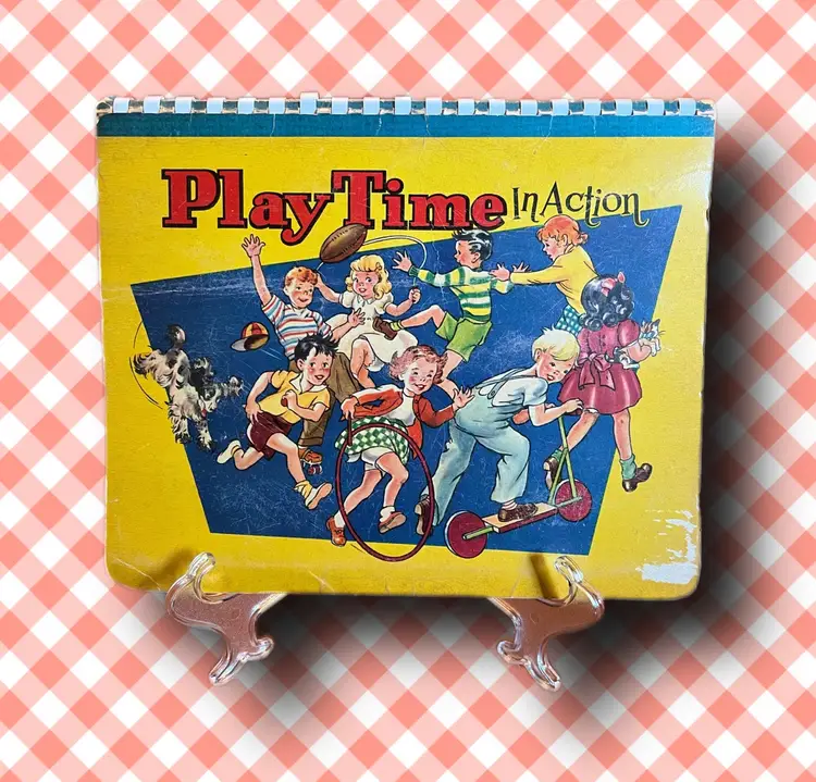 1949 Play Time In Action Pop-Up Book
