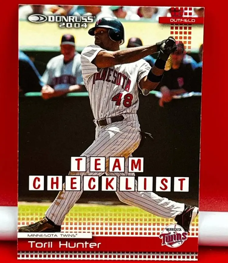2004 Donruss Collector Baseball Trading Card Twins Torii Hunter #378