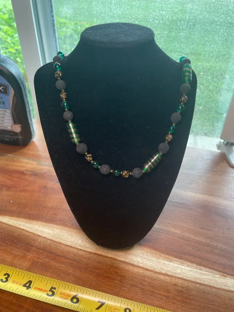 Vintage Italian Glass Bead Necklace