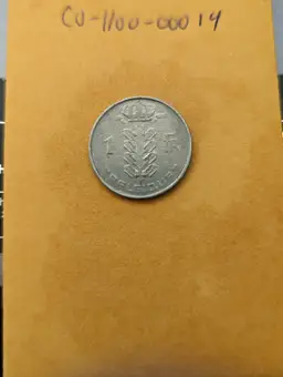 1966 Belgium 1 Franc