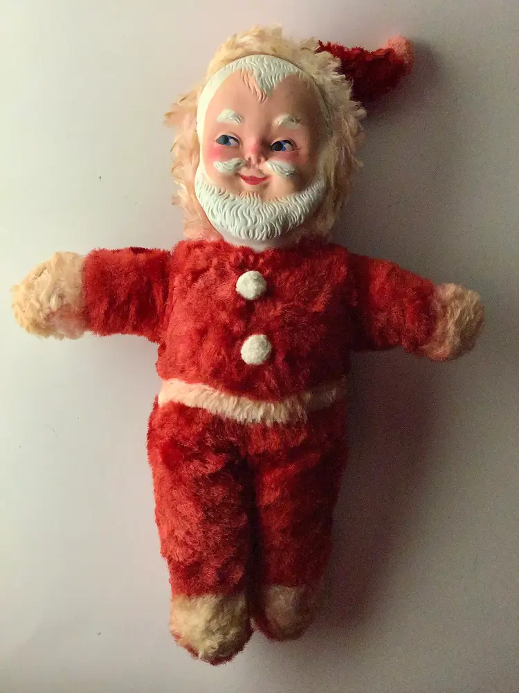 Santa Plush Doll 1960s