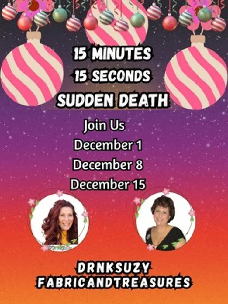 15 Minutes 15 Seconds Sudden Death! Craft Supplies