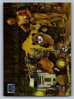 2025 Topps Chrome Galaxy The Ewoks Join The Fight Refractor #29