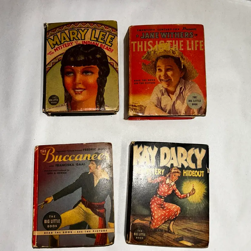 Vintage Big Little Books-Choice Of 4 Titles As Shown