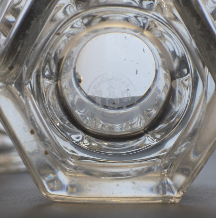 Signed Baccarat crystal honey jar