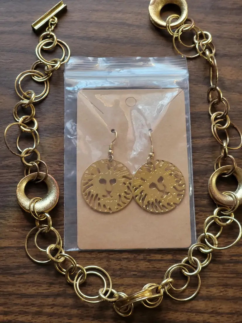 Anne Klein necklace and earring set