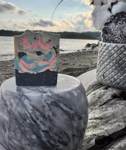 Pink Beaches | Travel Size Tropical Soap | Beach Scented Guest Soap | Jasmine Vanilla Musk | Handmade by BliN