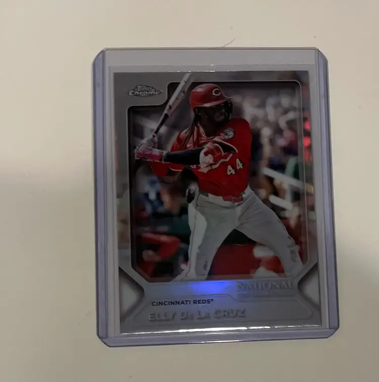 Elly De La Cruz Topps Chrome National Silver Pack Refractor Cincinnati Reds