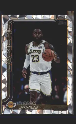 2025-26 Topps #150 LeBron James Diamante - (137) - Los Angeles Lakers
