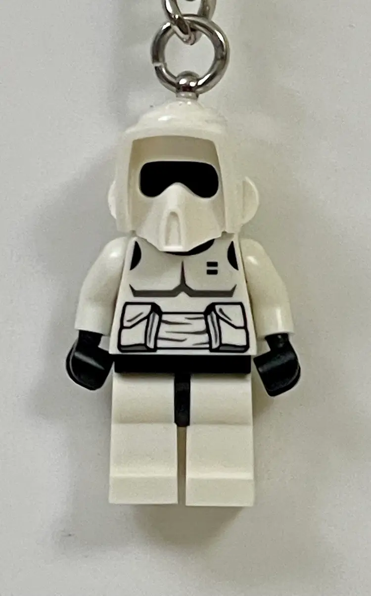 Star Wars LEGO Minifigure Scout Trooper 852842 Keychain / Accessory / Charm - New With Tag