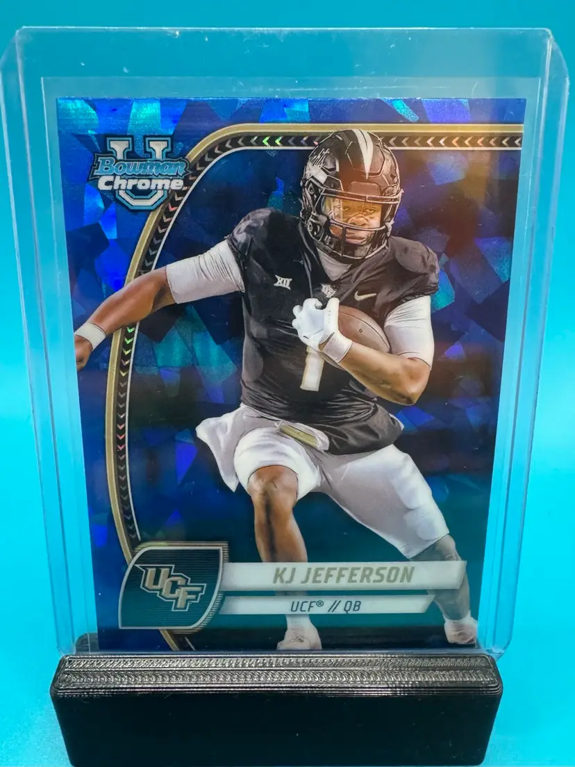 KJ Jefferson Bowman Chrome U Sapphire UCF Knights