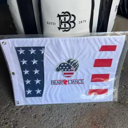 Bear Dance Country Club Usa Flag Theme Golf Pin Flag