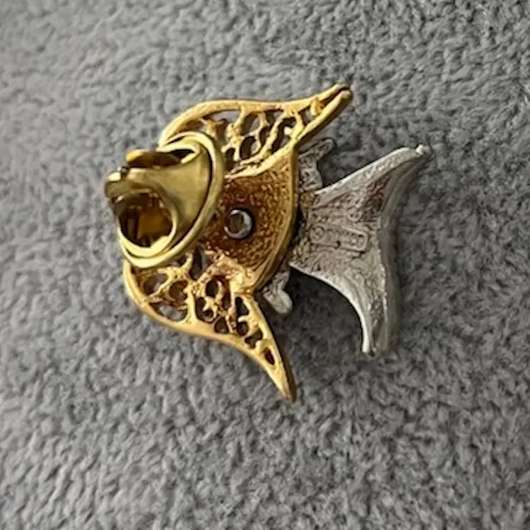 Set Of Two Beautiful Angel Pins—marked