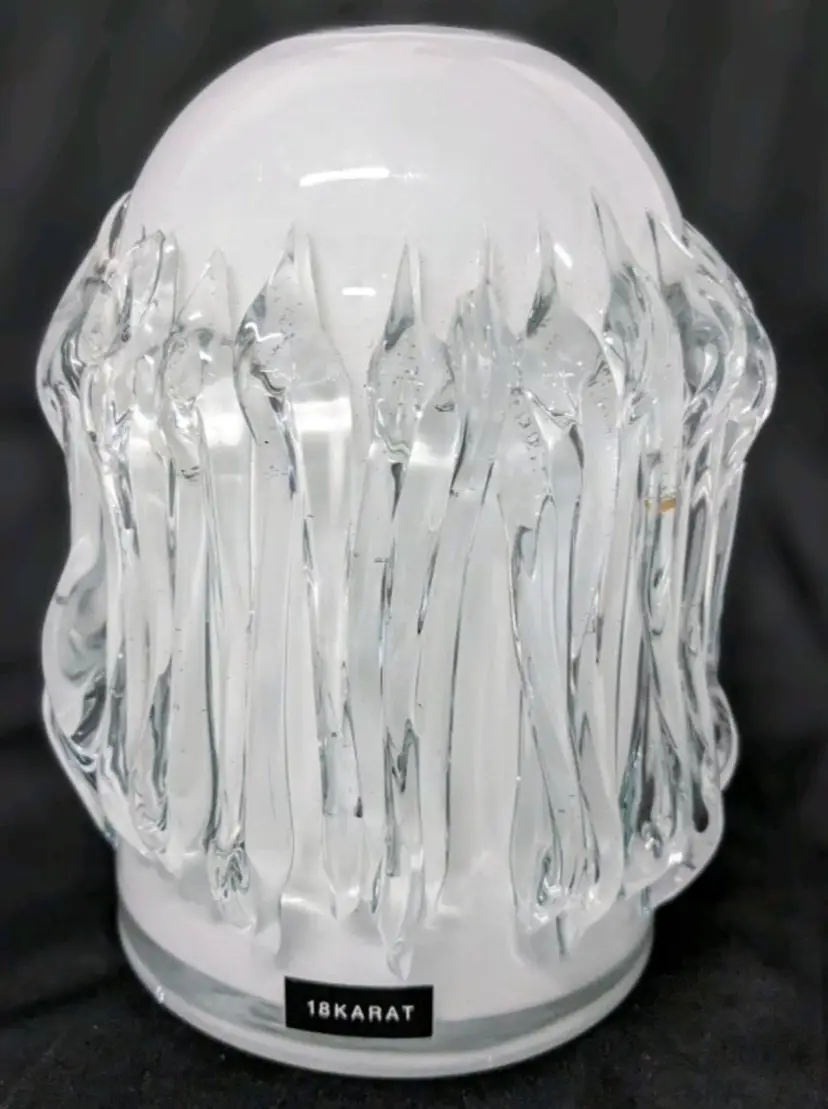 Large Art Glass Vase by 18Karat - Contemporary - Looks Like A Jellyfish