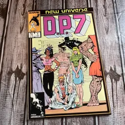 1986 Marvel New Universe DP7 Comic Book #1
