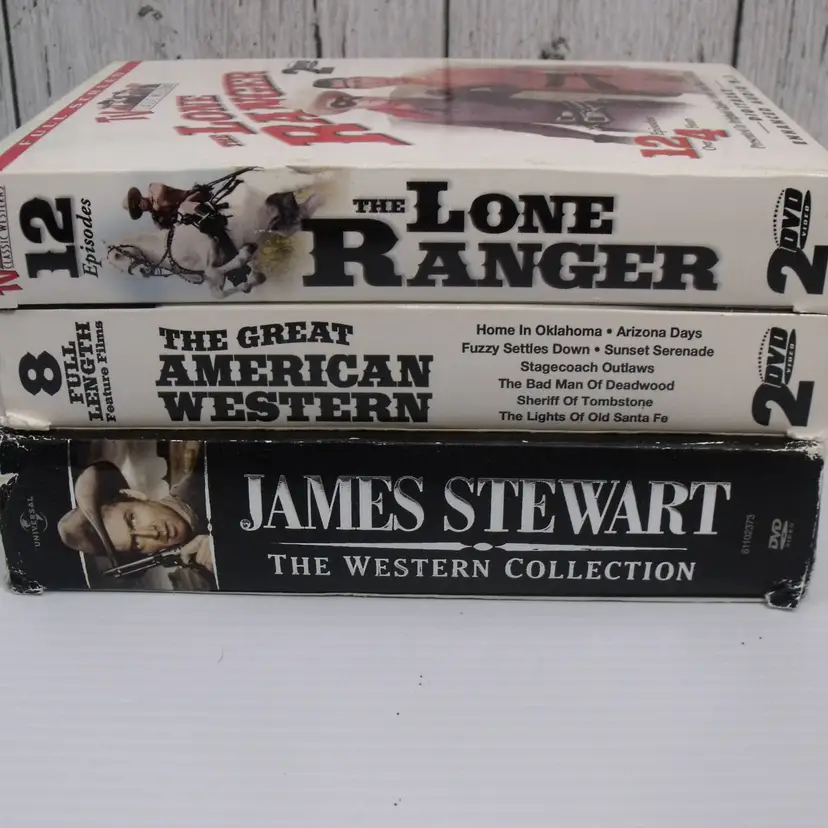 Lot of 10 Westerns DVD Movies County Wild West Movie Bundle 26 Movies