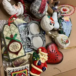 Lg Lot Of Christmas Ornaments