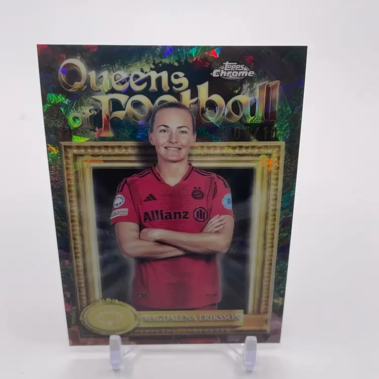 Magdalena Eriksson - Bayern Munich- Queens of Football Lot- Sapphire /10 and /25 & Chrome /99 - Soccer Card