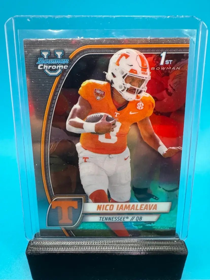 Nico Iamaleava 1st Bowman Chrome U Tennessee Volunteers