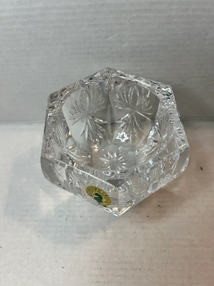 WATERFORD CRYSTAL 2007 HOPE FOR PEACE  VOTIVE FINAL EDITION MADE IN GERMANY