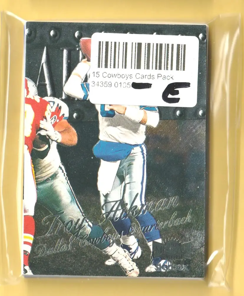 15 Card Pack E Dallas Cowboys Troy Aikman