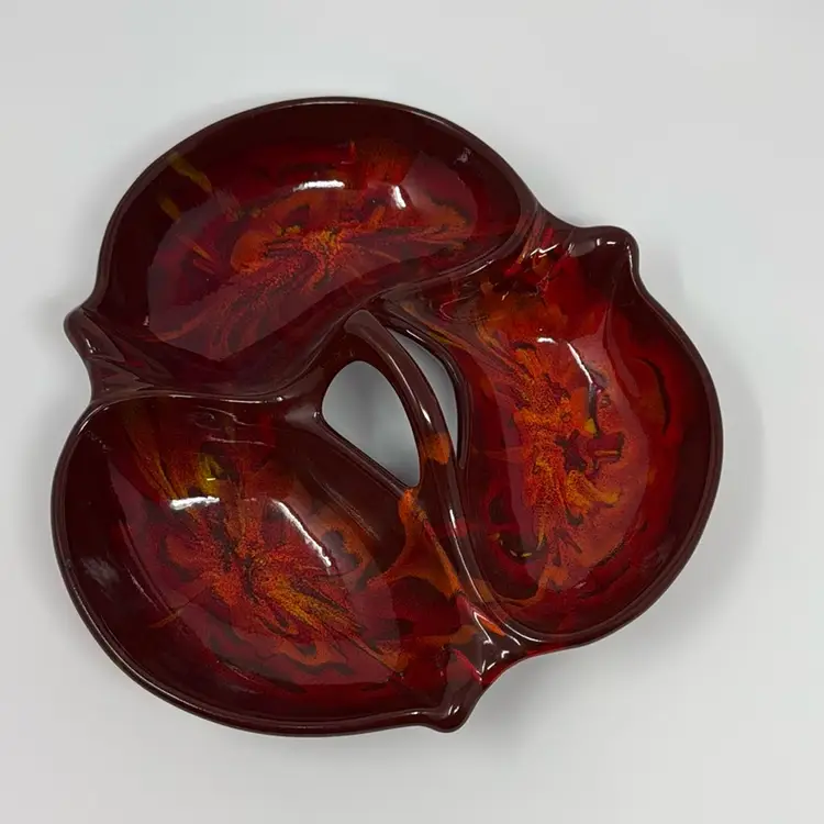 Vintage MCM 3 Section Dish