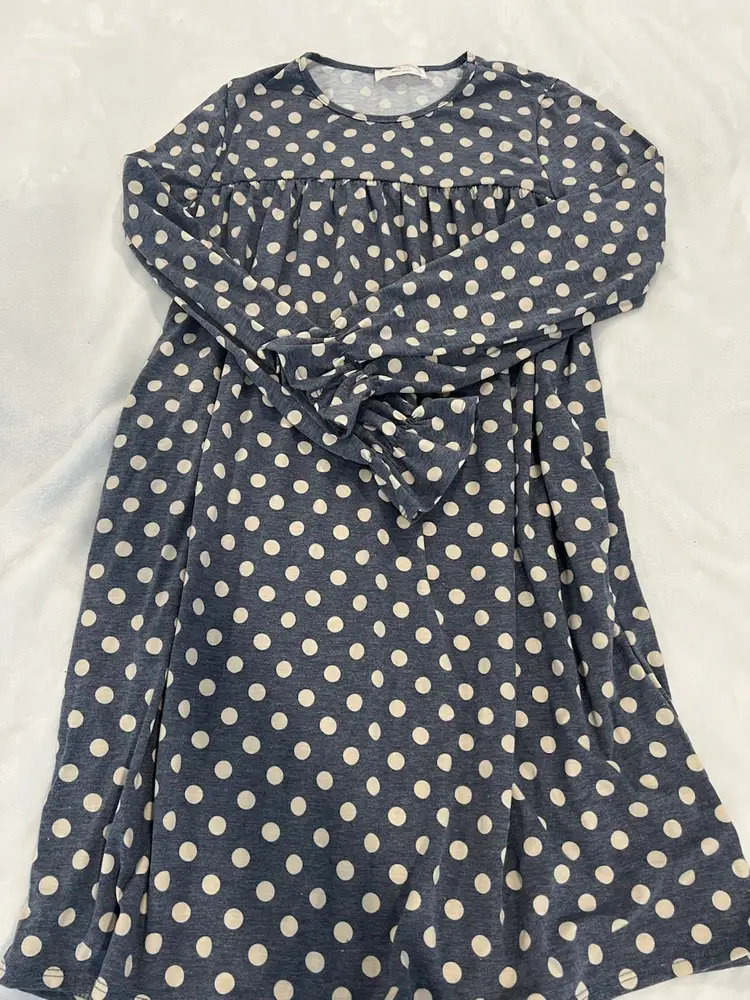 Polka Dot Long Sleeve Dress