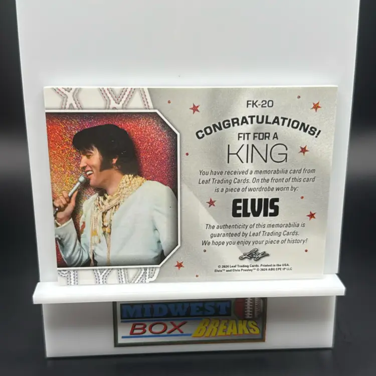Elvis 23/45 Fit For A King Relic 2024 Leaf