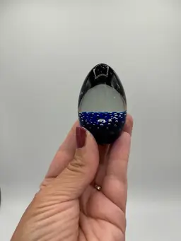 Mount Saint Helens MSH 87 Egg Shaped Paperweight