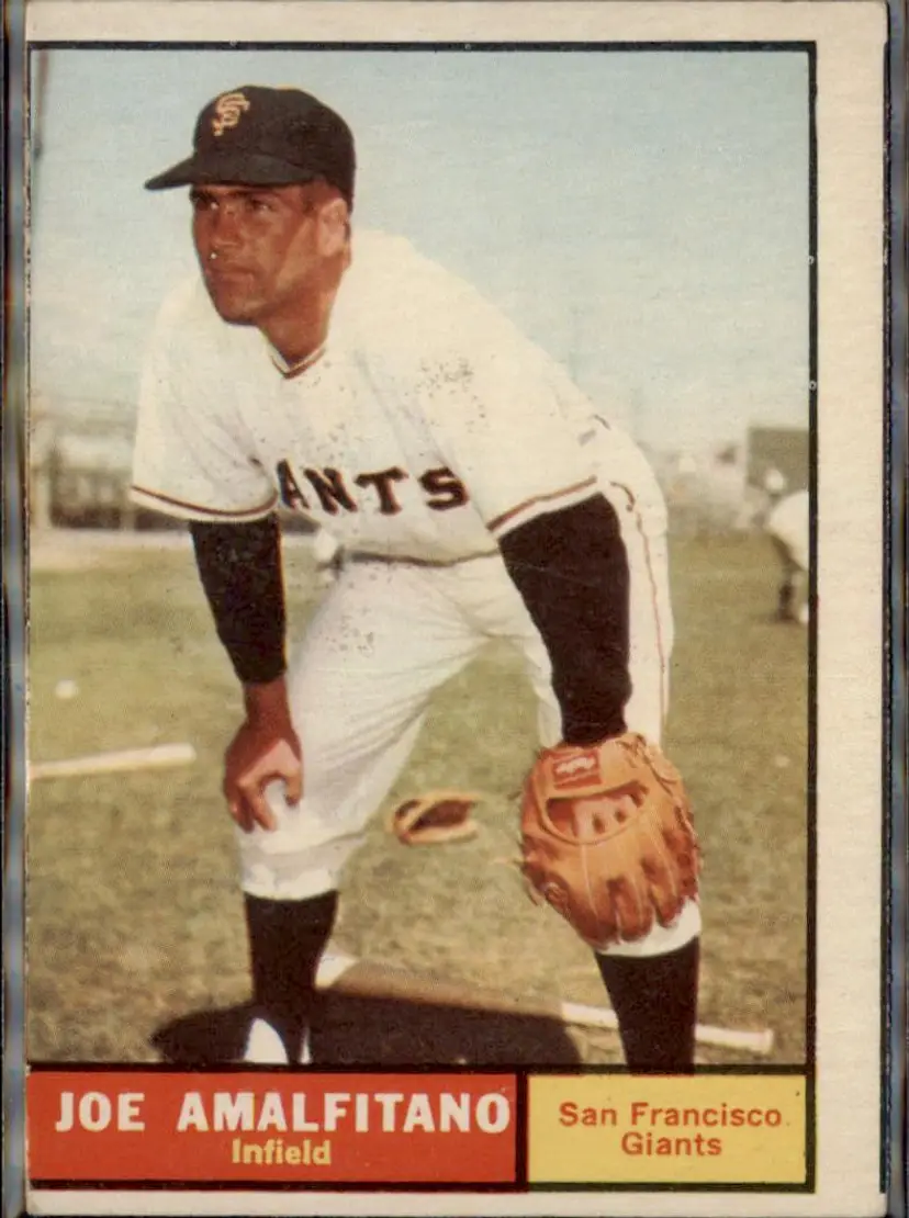 1961 Topps #87 Joe Amalfitano - ( ) - San Francisco Giants