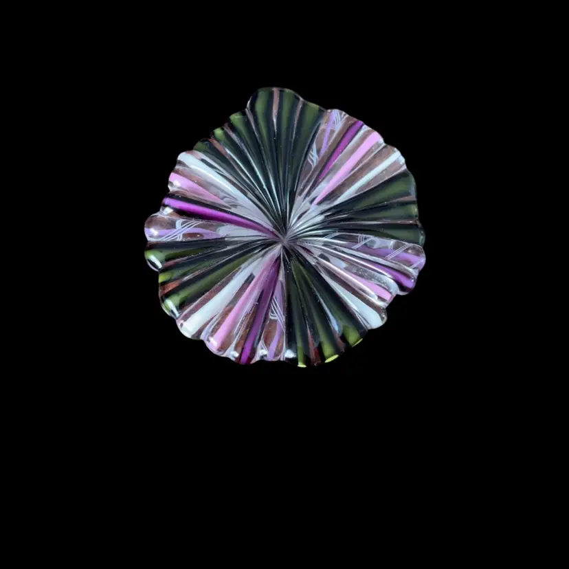 Art Glass Flower Magnet