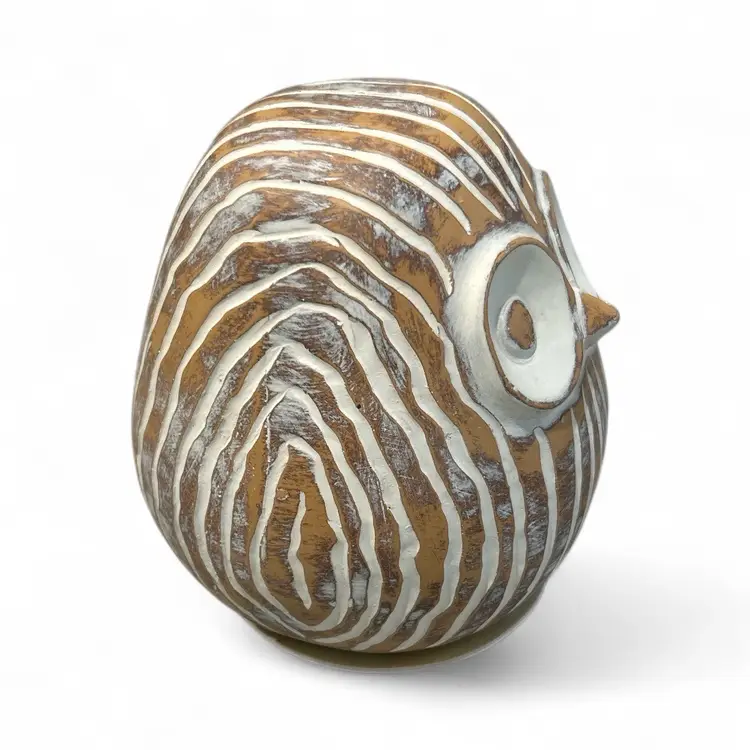 Derpy And Chonky Resin Owl Figurine