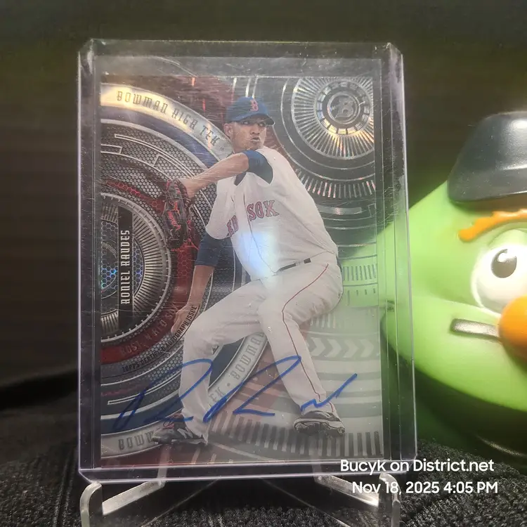 2017 Bowman Tek - Roniel Raudes Boston Red Sox