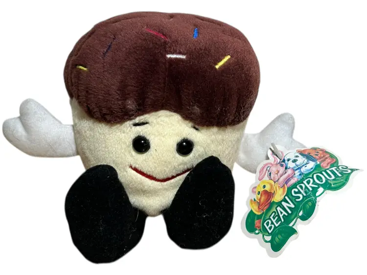 Bean Sprouts Entenmanns Sprinkles Bean Bag Sweeties Cupcake LE 100th Anniversary