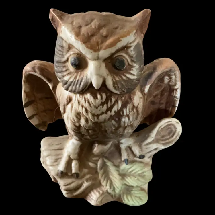 Choice Of One - Vintage Porcelain Owl Figurine Various Types Of Owls 5”- 6.5”