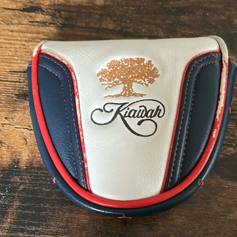 Used KIAWAH ISLAND Ocean Course - Red White Blue And USA Flag - Golf PUTTER COVER