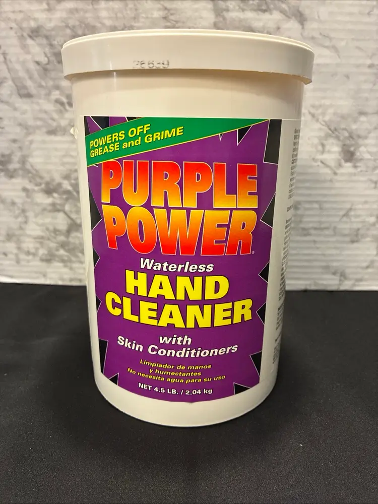 PURPLE POWER Waterless Hand Cleaner 4.5 lb Tub Power Off Grease and Grime
