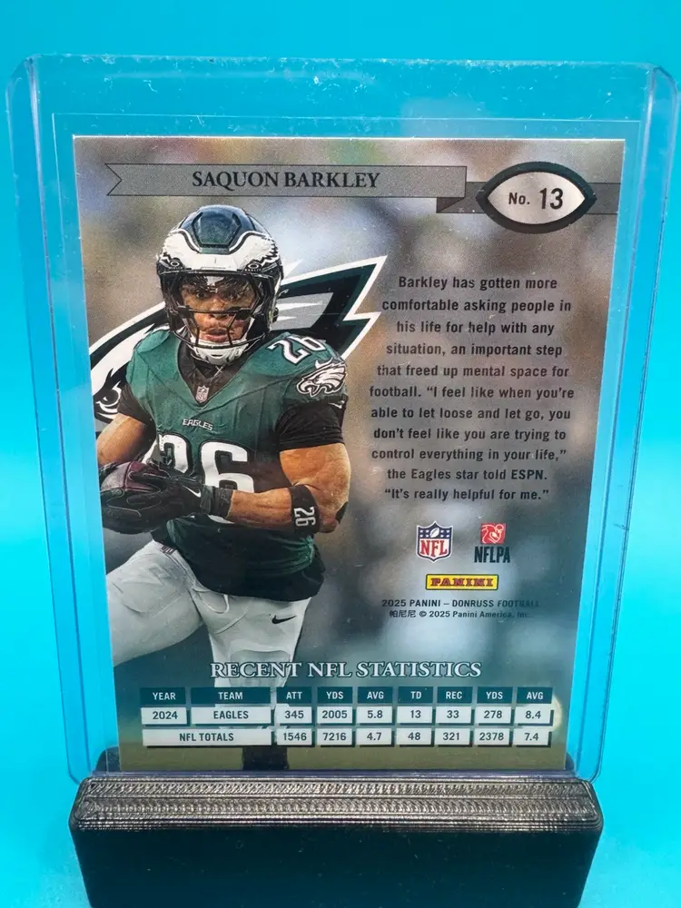 Saquon Barkley Donruss Retro Philadelphia Eagles