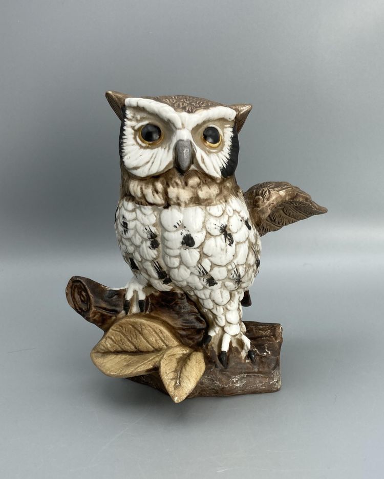 Homeco Owl Figurine #1114 - Vintage