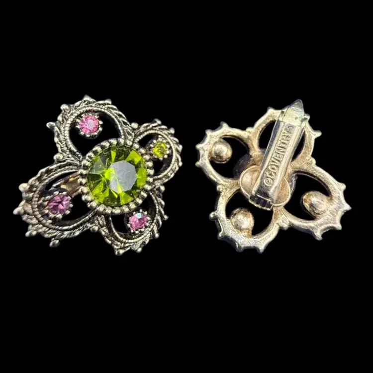vintage Sarah Coventry "Austrian Lites" clip-on earrings