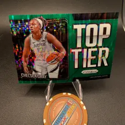 Chelsea Gray Green Pulsar #/25 2025 Prizm Las Vegas Aces.